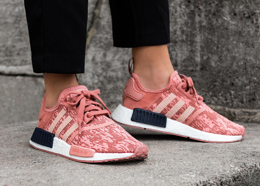 adidas nmd r1 femme rose et gris