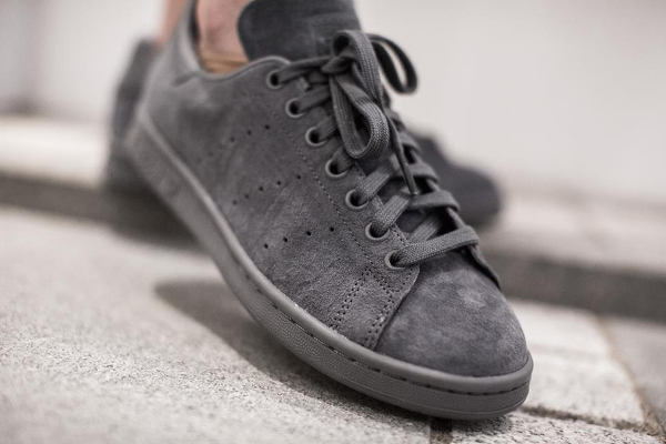 adidas stan smith daim gris