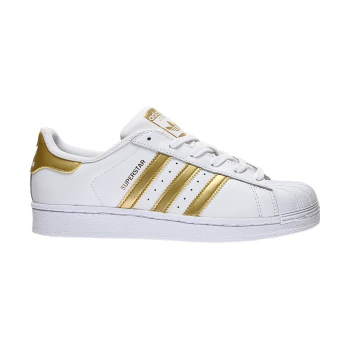 adidas superstar dore et blanche