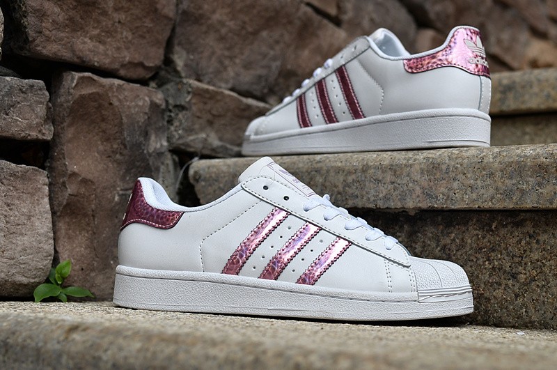 adidas superstar rose femme pas cher
