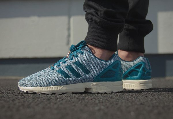 adidas zx flux croc surf petrol