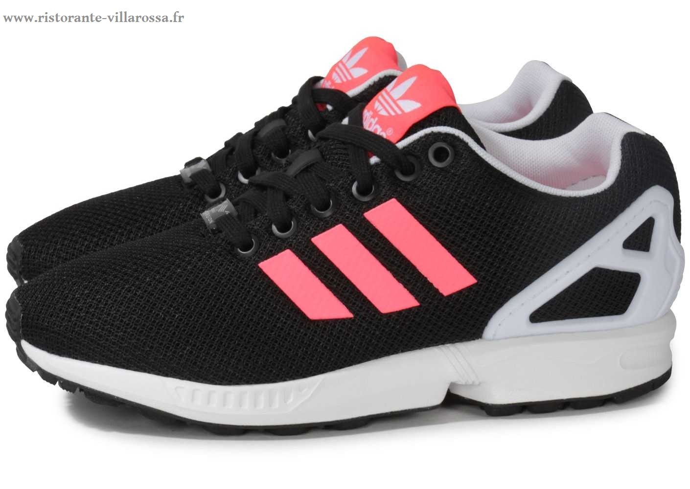 adidas zx flux rose fluo pas cher