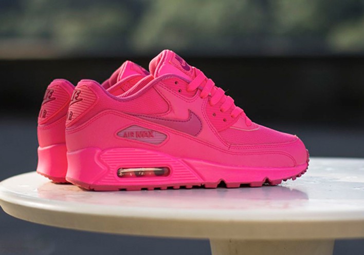air max 90 rose fluo