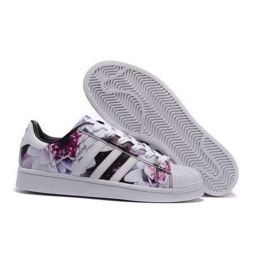 basket adidas femme a fleur
