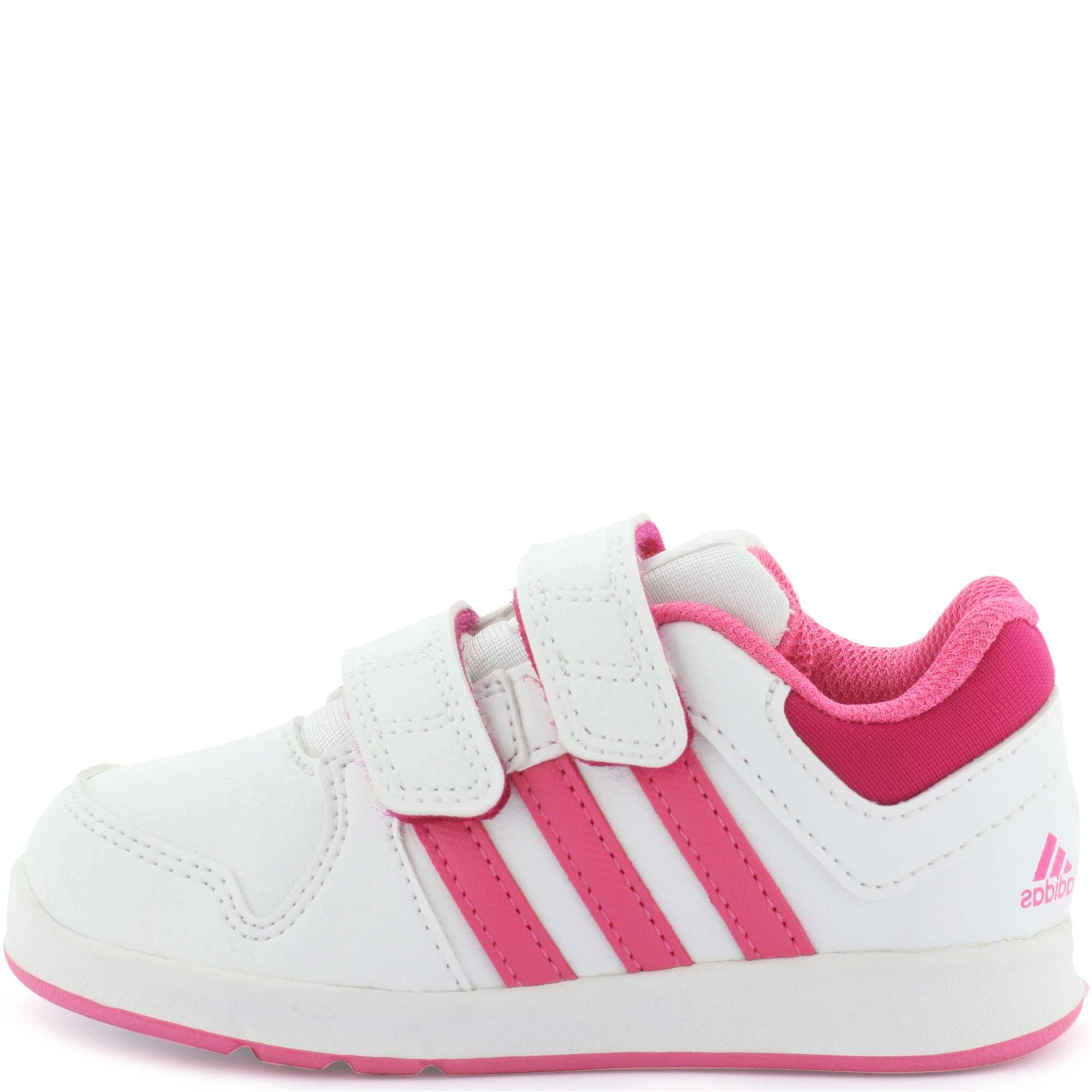 basket adidas fille rose et blanc