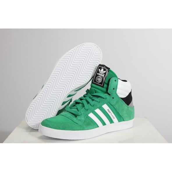 basket adidas verte