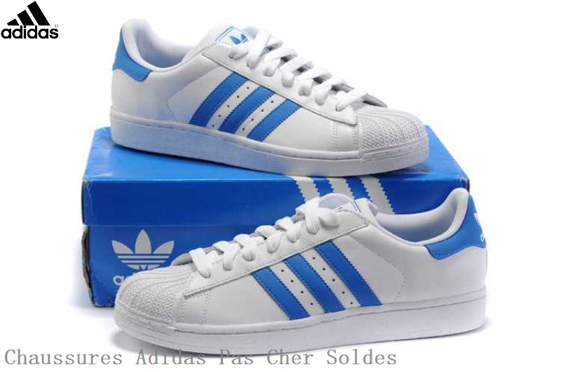 chaussure adidas bleu blanc