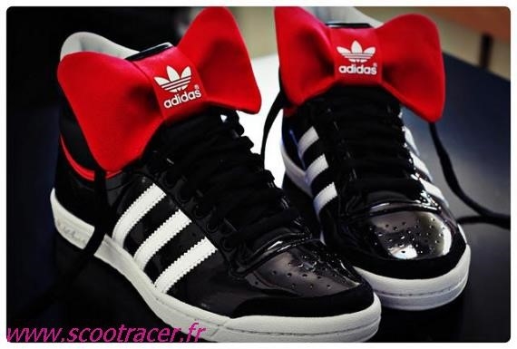 chaussure adidas noeud
