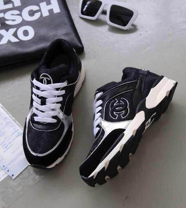 chaussure chanel noir