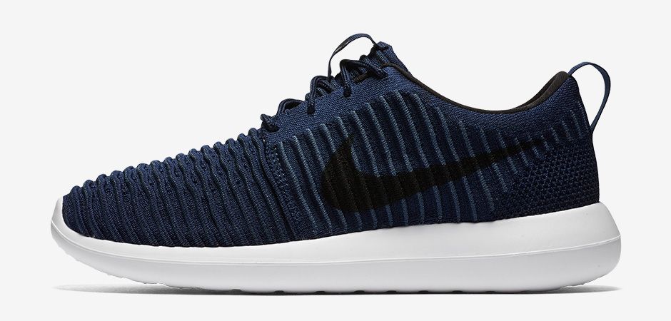 nike roshe two flyknit bleu