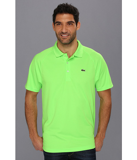 polo lacoste jaune fluo homme