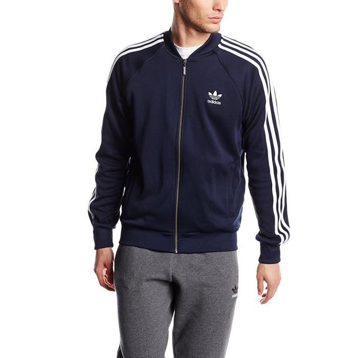 veste adidas superstar noir et or